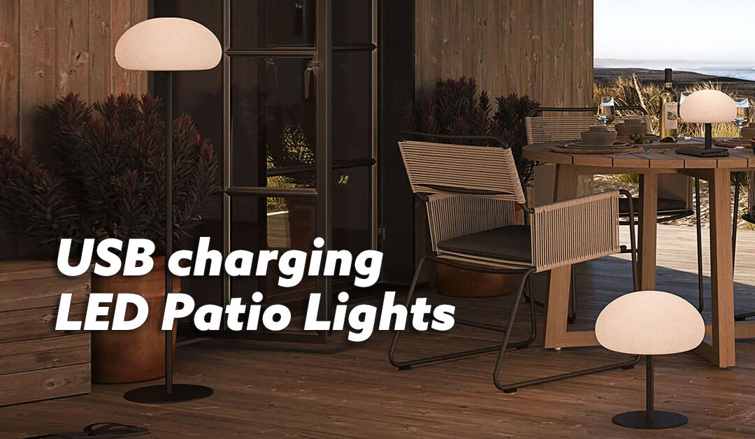 Rechargeable LED Patio Lights