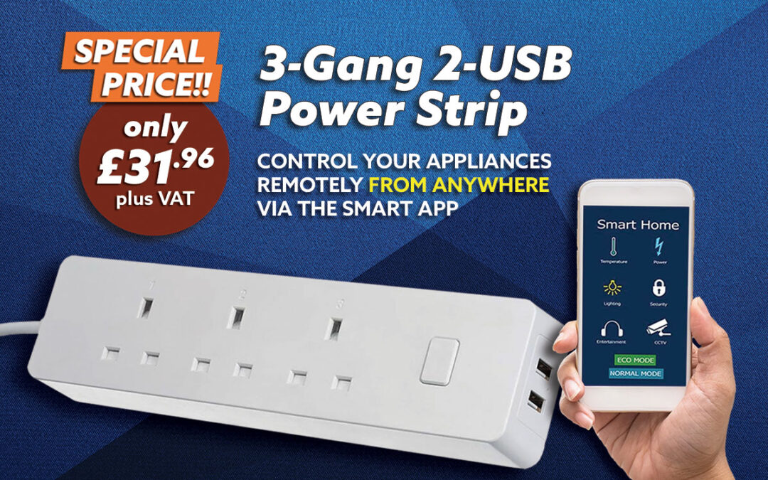 Timeguard 3-Way Power Strip